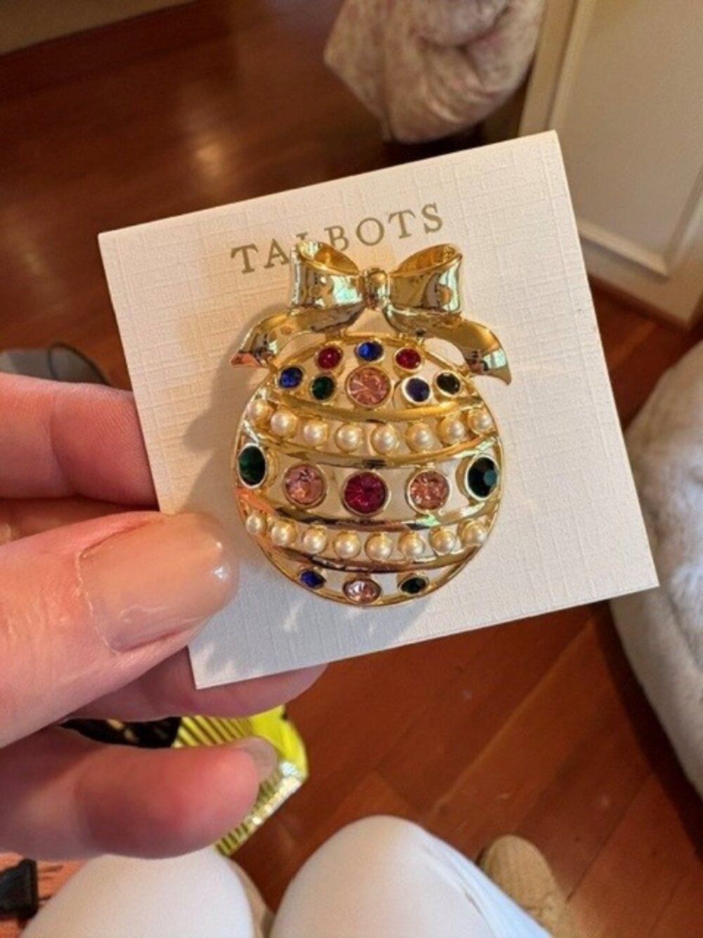 Talbots Ornament pin